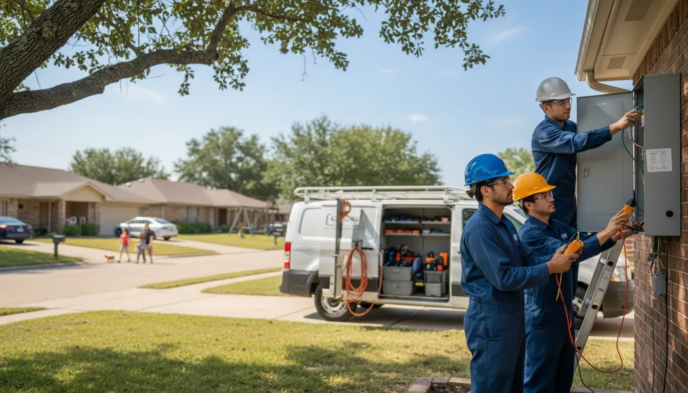 Certified electrician providing emergency electrical services in Tiskilwa, IL